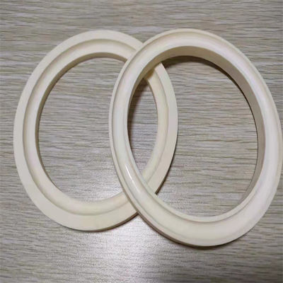 Los anillos de cerámica 3.9g/Cm3 del alúmina de alta resistencia de la fractura llevan - resistente