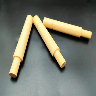 El magnesio de cerámica de la temperatura alta de los tubos de la circona amarilla se estabilizó